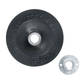Bosch MG0450 4-1/2 Inch Rubber Backing Pad w/ Lock Nut