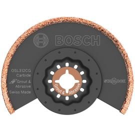 Bosch OSL312CG 3-1/2 Inch x 1/8 Inch Starlock? kerf Carbide Grit Grout Grinding Blade