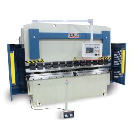 Baileigh BP-11210CNC 220V 3Phase 112 Ton, 120 Inch 2 Axis Programmable Hydraulic Press Brake Distance Between Housings is 100 Inch