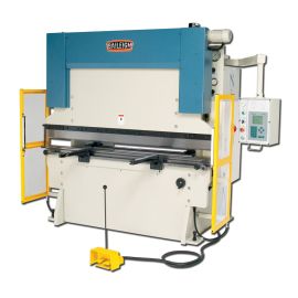 Baileigh BP-9078CNC 220V 3Phase 90 Ton Hydraulic Press Brake With Delem CNC Control. Gap Between Housings is 61 Inch