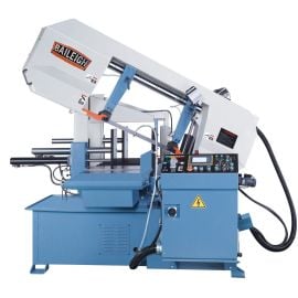 Baileigh BS-24A 220 Volt Three Phase Automatic Metal Cutting Band Saw with Heavy Duty Bundling System and 5HP Motor
