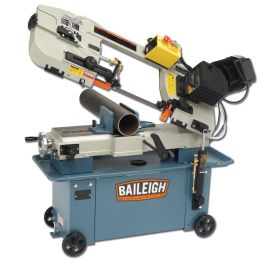 Baileigh BS-712M 110 Volt Metal Cutting Band Saw With Vertical Cutting Option Mitering Vice 3/4 Inch Blade Width
