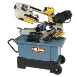 Baileigh BS-712MS 120V Metal Cutting Band Saw With Vertical Cutting Option Mitering Head 3/4 Inch Blade Width