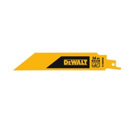 Dewalt DWAR6114-15 6 In 14TPI Heavy Metal Bi-Metal Reciprocating Saw Blades (Pack of 15)