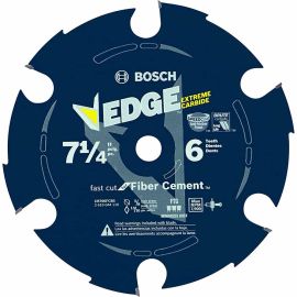 Bosch CB706FCB5 7-1/4 Inch 6 Tooth Edge Carbide-Tipped Circular Saw Blades - Pack of 5