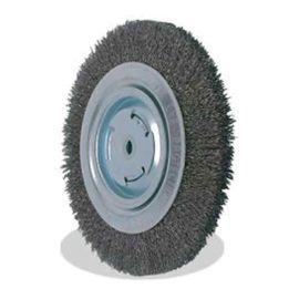 Pearl Abrasive CLBW610E 871928 6 Inch x .012 Inch x 2 Inch, 5/8 Inch, 1/2 Inch EXV™ Bench Wheel Tempered Wire Brush 