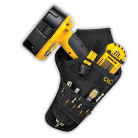 Custom LeatherCraft 5023 Cordless Drill Holster with Multiple Outer Pockets