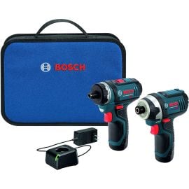 Bosch CLPK27-120 12V Max 2-Tool Combo Kit with Two-Speed Pocket Driver, Impact Driver and (2) 2.0 Ah Batteries