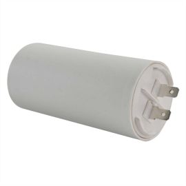 Superior Electric CMC7007 60MFD +/-5% 50Hz/60Hz AC 250V Cylinder Motor Running Capacitor - 2 Pin, White Color, 8mm Threaded End (CBB60)