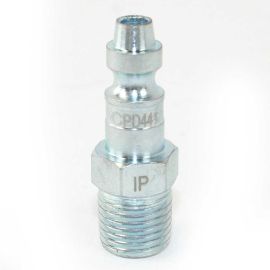 Interstate Pneumatics CPD441 1/4 Inch Diamond U Series Coupler Plug x 1/4  Inch Male NPT