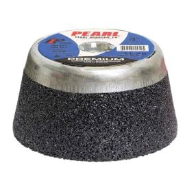 Pearl Abrasive CSA516M Grinding Cup Stone Aluminum Oxide Metal-Backed 