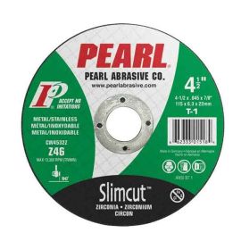 Pearl Abrasive CW0532Z- 5 X .045 X 7/8 Inch Type 1 Zirconia Thin Cut-Off Wheels