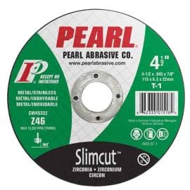 Pearl Abrasive DCW05Z SlimCut™ Zirconia Contaminate Free Thin Cut-Off Wheel