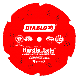 Freud D1006DH 10 Inch x 6 Tooth Fiber Cement Saw Blade