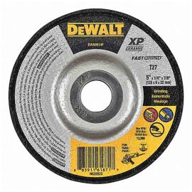 Dewalt DWA8914F Ceramic Cutoff Wheel - Type 27 (Depressed Center) - 5" Diameter - 7/8" Center Hole - 1/4" Thickness