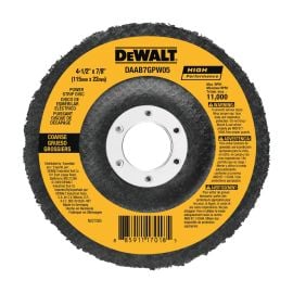 Dewalt DAAH7GPW05 4-1/2 Inch X 5/8 Inch -11 Power Wheel Flap Disc Bulk (5 Pack)