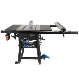 Delta 36-5000T2 10 Inch Left Tilt Table Saw 30 in Rip Capacity with Steel Wings