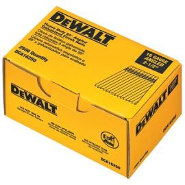 Dewalt DCA16250 2 1/2 Inch 2500 Count Angled Nails Bulk (4 Pack)