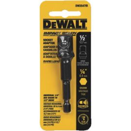 Dewalt DW2547IRB 1/4 Inch Hex To 1/2 Inch Socket Adapter Bulk (25 Pack)
