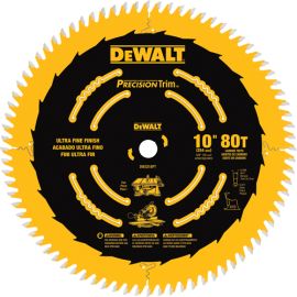 Dewalt DW3218PT 10 Inch 80t Precision Trim Blade
