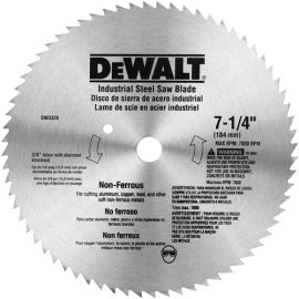 Dewalt DW3329 7-1/4 Non-Ferrous Saw Bld Bulk (5 Pack)