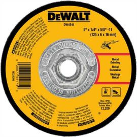 Dewalt DW4544 5 Inch X 1/4 Inch X 5/8 Inch -11fast Cutting Abr Bulk (10 Pack)