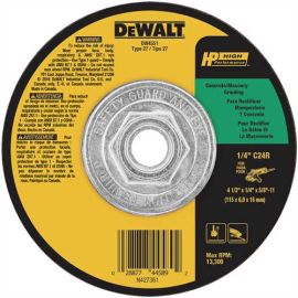 Dewalt DW4551 4-1/2 Inch X 1/4 Inch X 5/8 Inch -11 Masonry Bulk (10 Pack)