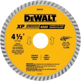 Dewalt DW4701 4-1/2 Dry Cut Diamond Whl
