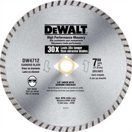 Dewalt DW4712B 7in Masonry Blade Bulk (10 Pack)