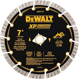 Dewalt DW4714TB 7in Xp Turbo Seg Diamond Blade Blk