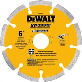 Dewalt DW4739 6 Inch X .250 Diamond Tuck Point Blade