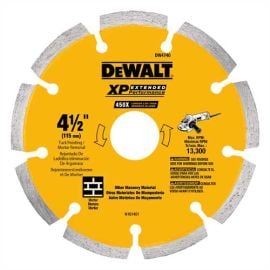 Dewalt DW4740 4-1/2 Inch X .250 Diamond Tuck Point Blade
