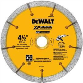 Dewalt DW4740S 4 1/2 Inch X .250 Sandwich Tuck Point Blade