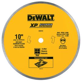 Dewalt DW4761 10 Inch Ceramic Tile Blade