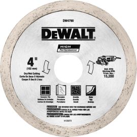 Dewalt DW4790 4 Inch Tile Blade