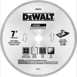 Dewalt DW4791 7 Inch Tile Blade
