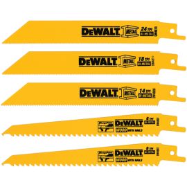 Dewalt DW4857 5 Piece Recip Blade Set