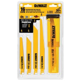 Dewalt DW4899 16pc Recip Blade Kit W/Case