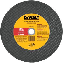 Dewalt DW8021 14 Inch X1/8 Inch X20mm Metal Port Saw Cut-Off Wh Bulk (10 Pack)
