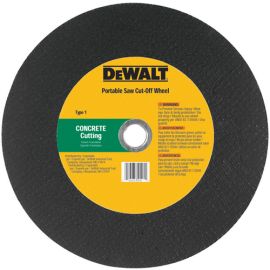 Dewalt DW8025 14 Inch X1/8 Inch X20mm Conc/Msry Port Cut-Off Wh Bulk (10 Pack)
