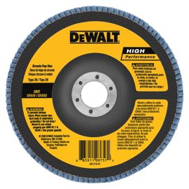 Dewalt DW8382 6 Inch X 7/8 Inch Z80 T29 Hp Flap Disc Bulk (10 Pack)