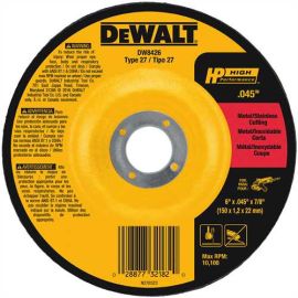 Dewalt DW8426 6 Inch X .045 Inch X 7/8 Inch Thin Cutting Wheel Dcw Bulk (25 Pack)
