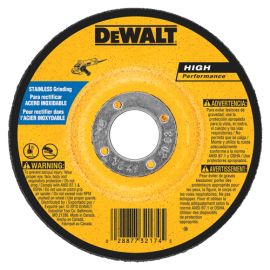 Dewalt DW8465 6 Inch X 1/4 Inch X 7/8 Inch T27 Stainless Wheel Bulk (10 Pack)