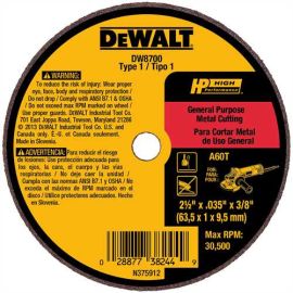 Dewalt DW8700 2-1/2 X .035 X 3/8 A60t Bulk (50 Pack)
