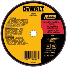 Dewalt DW8723 4 X 1/16 X 5/8 A60t Bulk (25 Pack)