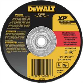 Dewalt DW8819 6 Inch X 1/8 Inch X 5/8 Inch -11 Zirconia Abra Bulk (10 Pack)