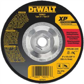 Dewalt DW8831 9 Inch X 1/8 Inch X 5/8 Inch -11 Zirconia Abra Bulk (10 Pack)