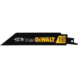 Dewalt DWA4186 6in 14/18tpi 2x Metal Recip Bld-5pk