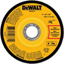 Dewalt DWA4510 4 Inch X 1/8 Inch X 5/8 Inch Metal Grinding Wheel Bulk (25 Pack)