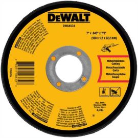 Dewalt DWA4534 7 Inch X .045 Inch X 7/8 Inch T27 Metal Cut-Off Wheel Bulk (25 Pack)